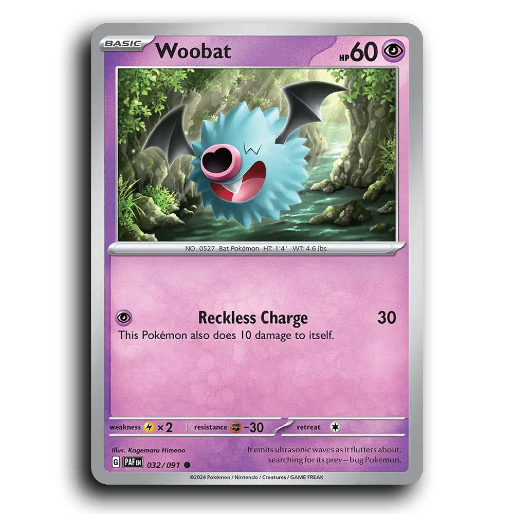 Woobat (032/091) [Paldean Fates]