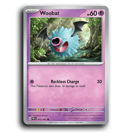 Woobat (032/091) [Paldean Fates]