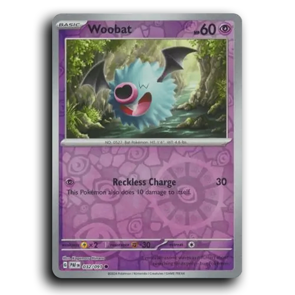 Woobat (032/091) [Paldean Fates]