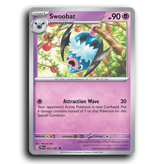 Swoobat (033/091) [Paldean Fates]