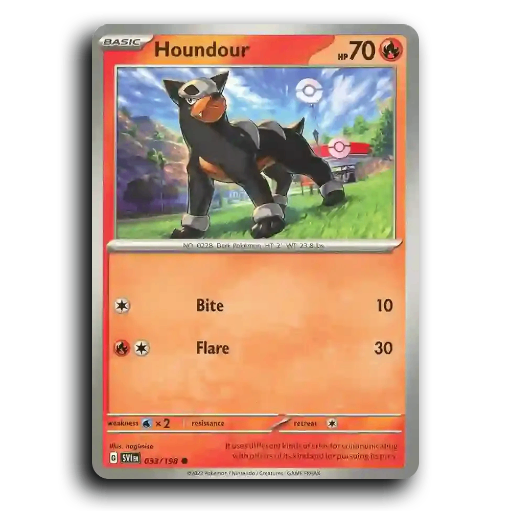 Houndour (033/198) [Scarlet & Violet] Common nagimiso Pokemon Card TCG Near Mint NM
