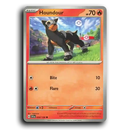Houndour (033/198) [Scarlet & Violet] Common nagimiso Pokemon Card TCG Near Mint NM