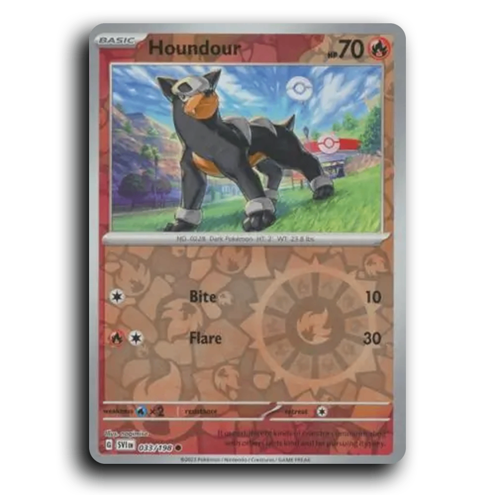Houndour (033/198) [Scarlet & Violet] Common nagimiso Pokemon Card TCG Near Mint NM Reverse Holo