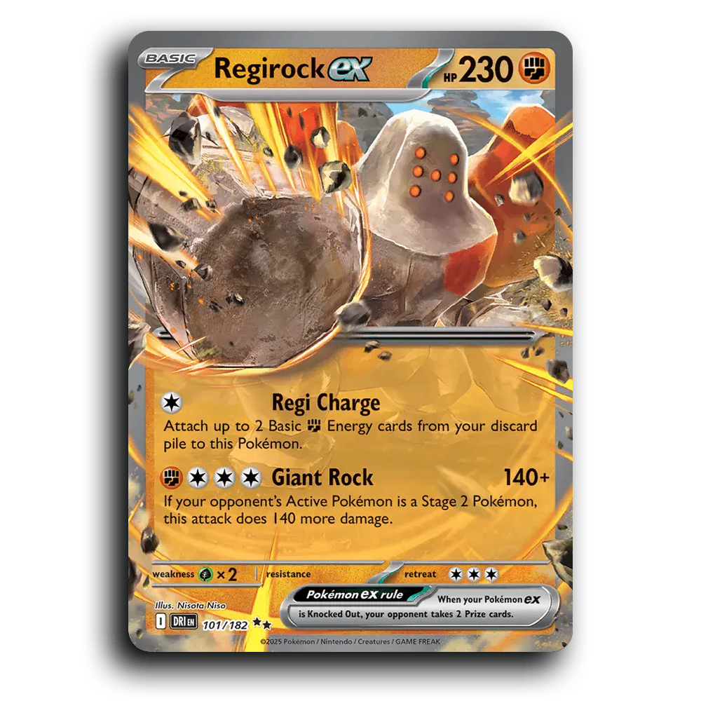 Regirock ex - 101/182 [SV10 - Destined Rivals]