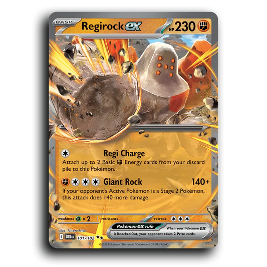 Regirock ex - 101/182 [SV10 - Destined Rivals]