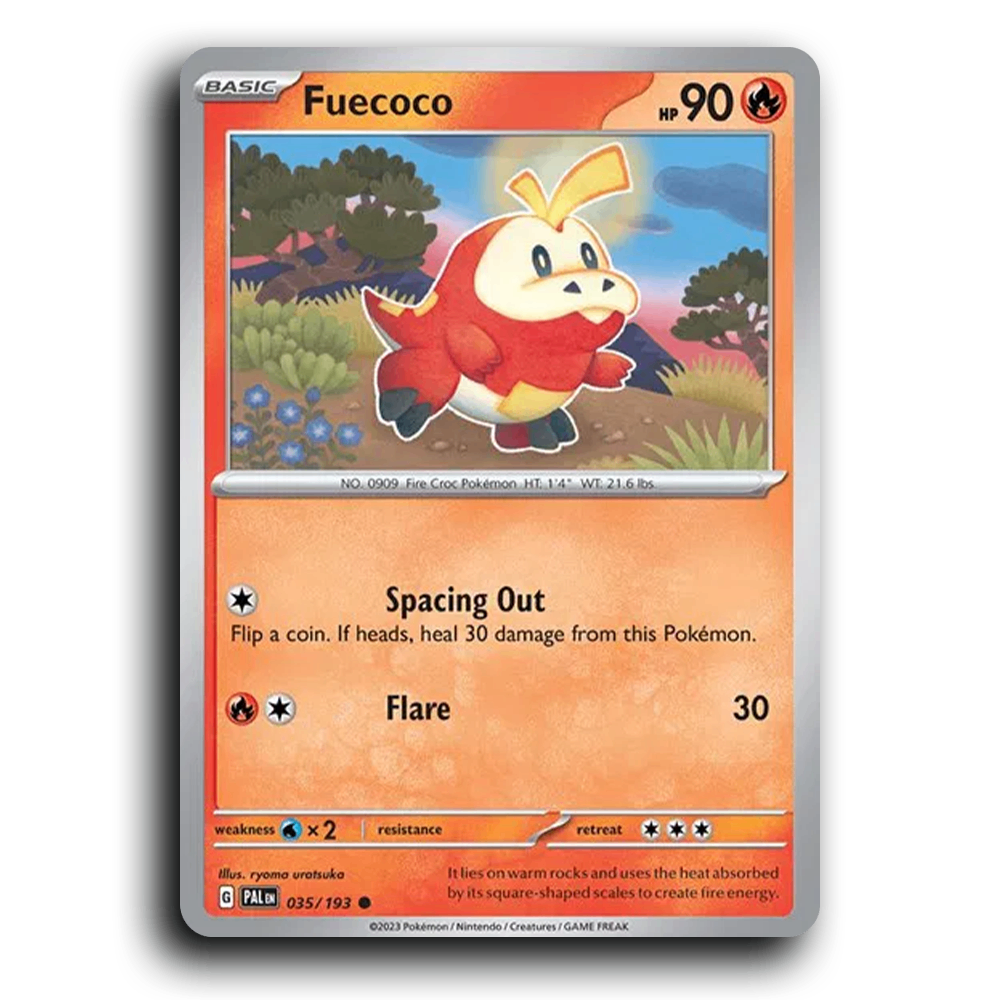 Fuecoco (035/193) [Paldea Evolved] Common Pokemon Card TCG Near Mint NM