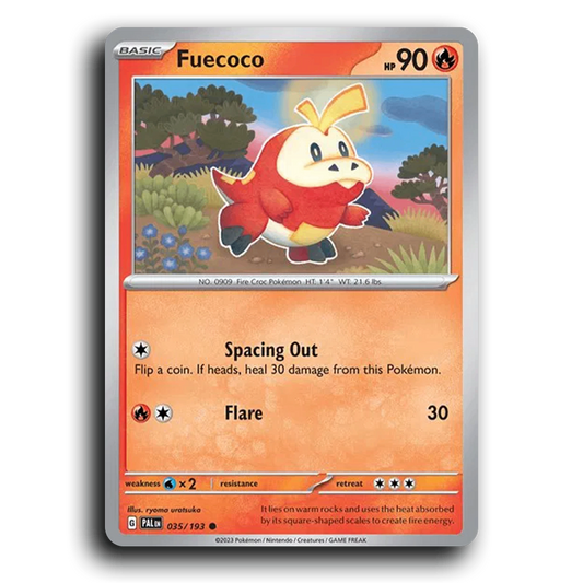Fuecoco (035/193) [Paldea Evolved] Common Pokemon Card TCG Near Mint NM