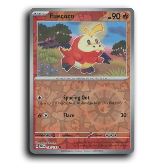 Fuecoco (035/193) [Paldea Evolved] Common Pokemon Card TCG Near Mint NM Reverse Holo