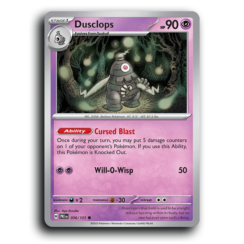 Dusclops - 036/131 [Prismatic Evolutions]