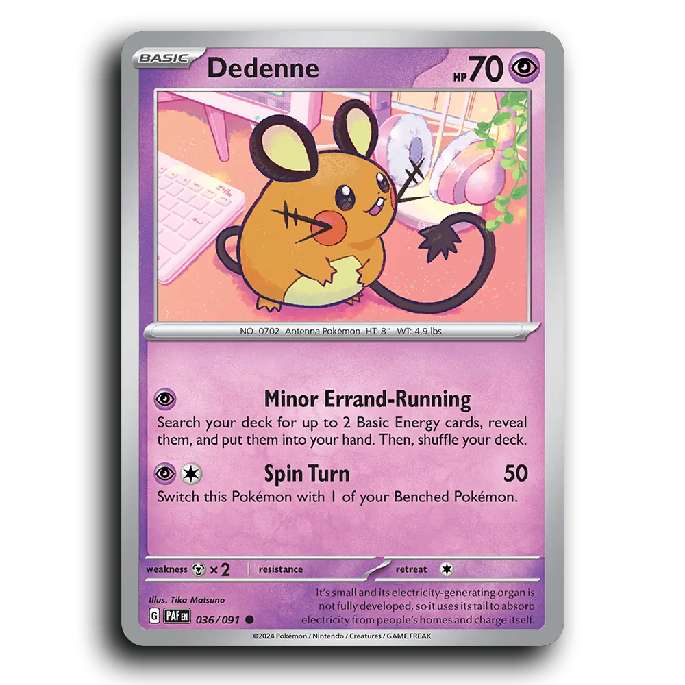 Dedenne (036/091) [Paldean Fates]