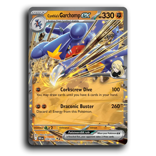 Cynthia's Garchomp ex - 104/182 [SV10 - Destined Rivals]