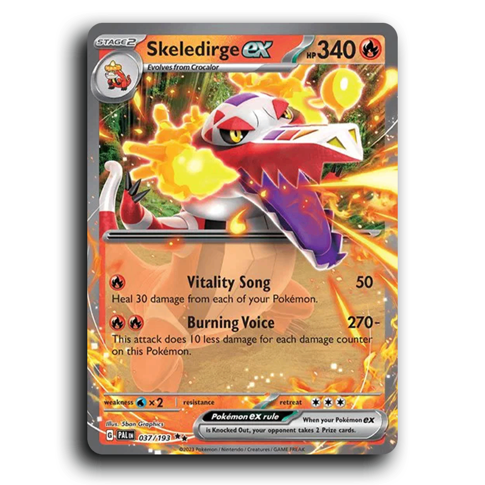 Skeledirge ex (037/193) [Paldea Evolved] Double Rare Pokemon Card TCG Near Mint NM