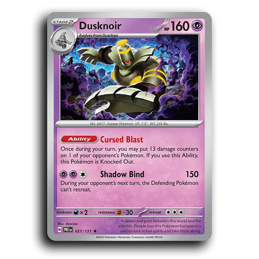 Dusknoir - 037/131 [Prismatic Evolutions]