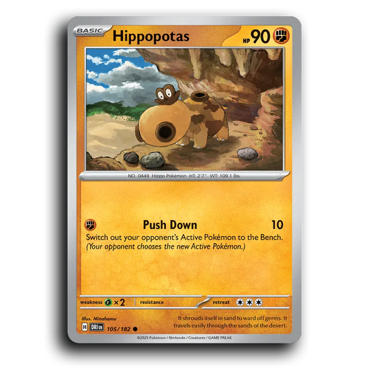 Hippopotas - 105/182 [SV10 - Destined Rivals]