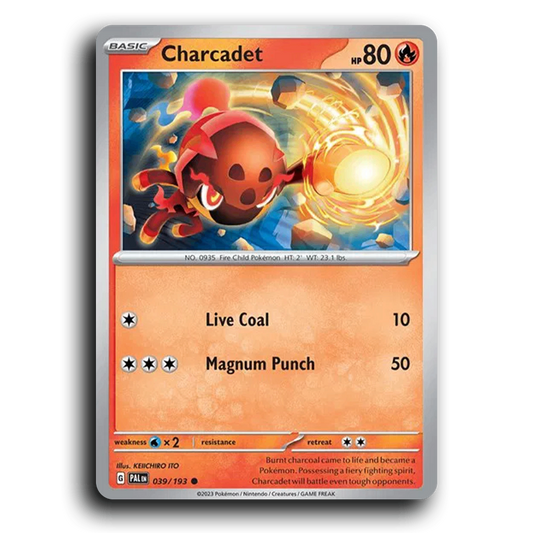 Charcadet (039/193) [Paldea Evolved] Common Pokemon Card TCG Near Mint NM