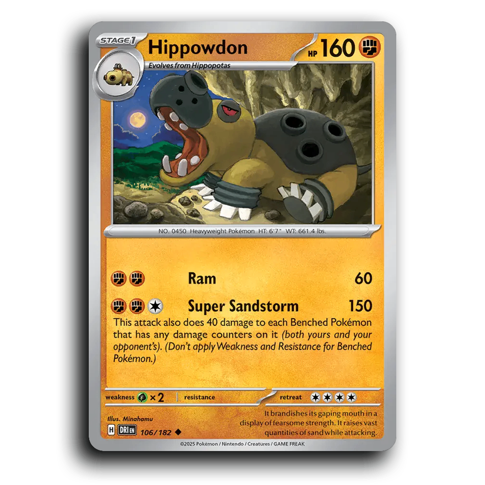 Hippowdon - 106/182 [SV10 - Destined Rivals]