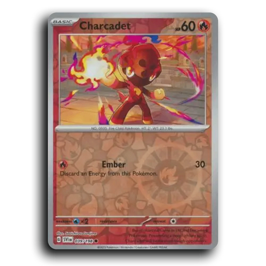 Charcadet (039/198) [Scarlet & Violet] Common Souichirou Gunjima Pokemon Card TCG Near Mint NM Reverse Holo