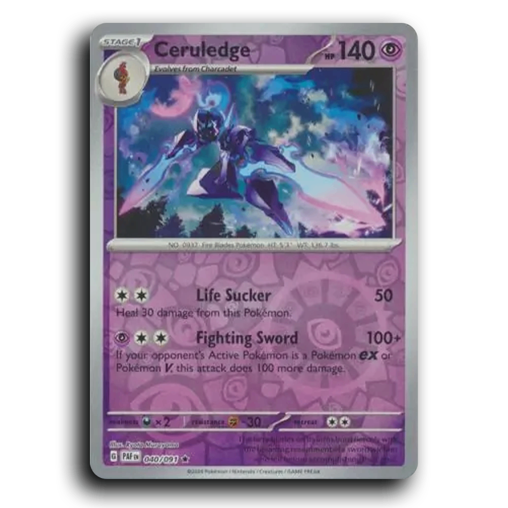 Ceruledge (040/091) [Paldean Fates]