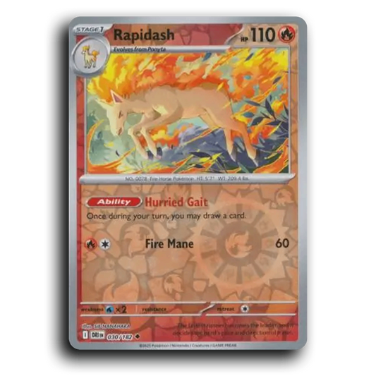 Rapidash (030/182) [Destined Rivals]