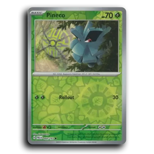 Pineco (004/193) [Paldea Evolved] Common Pokemon Card TCG Near Mint NM Reverse Holo