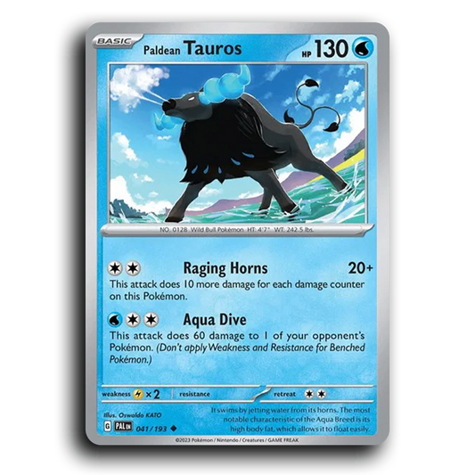 Paldean Tauros (041/193) [Paldea Evolved] Uncommon Pokemon Card TCG Near Mint NM