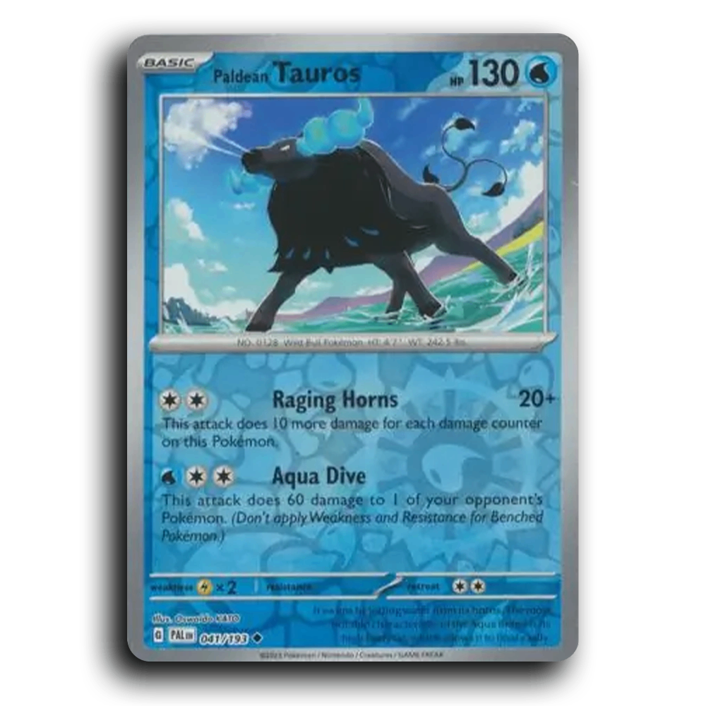 Paldean Tauros (041/193) [Paldea Evolved] Uncommon Pokemon Card TCG Near Mint NM Reverse Holo
