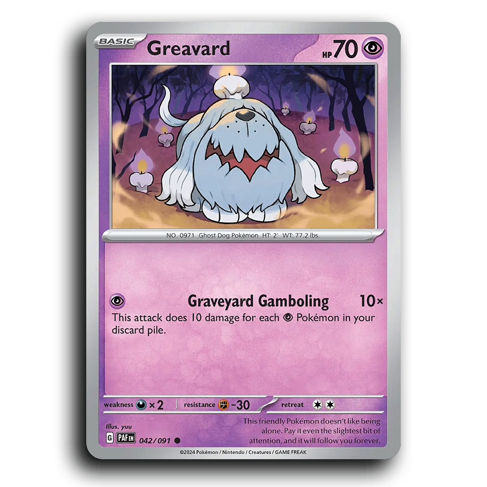 Greavard (042/091) [Paldean Fates]
