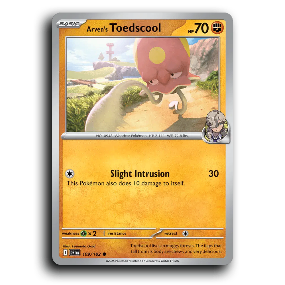Arven's Toedscool - 109/182 [SV10 - Destined Rivals]