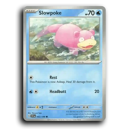 Slowpoke (042/198) [Scarlet & Violet] Common Narumi Sato Pokemon Card TCG Near Mint NM