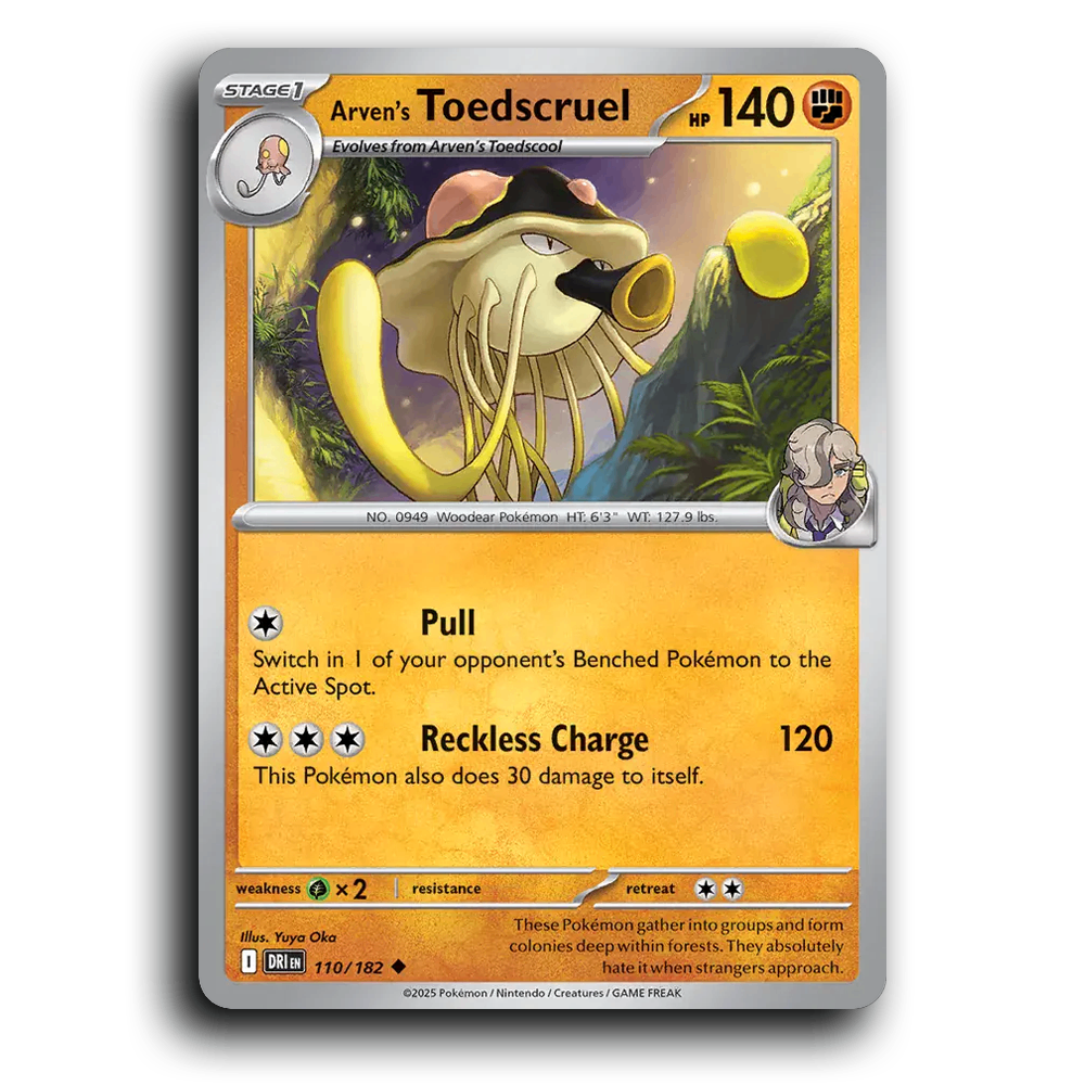 Arven's Toedscruel - 110/182 [SV10 - Destined Rivals]