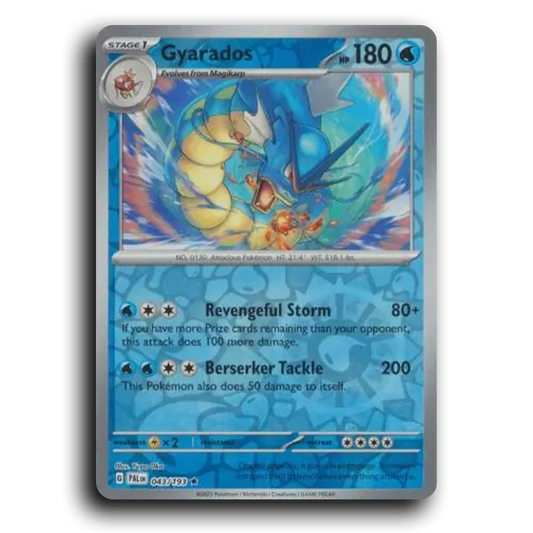 Gyarados (043/193) [Paldea Evolved] Rare Pokemon Card TCG Near Mint NM Reverse Holo