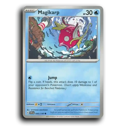 Magikarp (044/198) [Scarlet & Violet] Common KIYOTAKA OSHIYAMA Pokemon Card TCG Near Mint NM