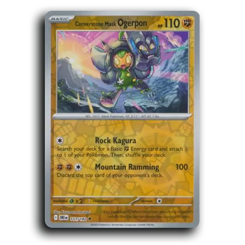 Cornerstone Mask Ogerpon (111/182) [Destined Rivals]