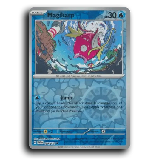 Magikarp (044/198) [Scarlet & Violet] Common KIYOTAKA OSHIYAMA Pokemon Card TCG Near Mint NM Reverse Holo