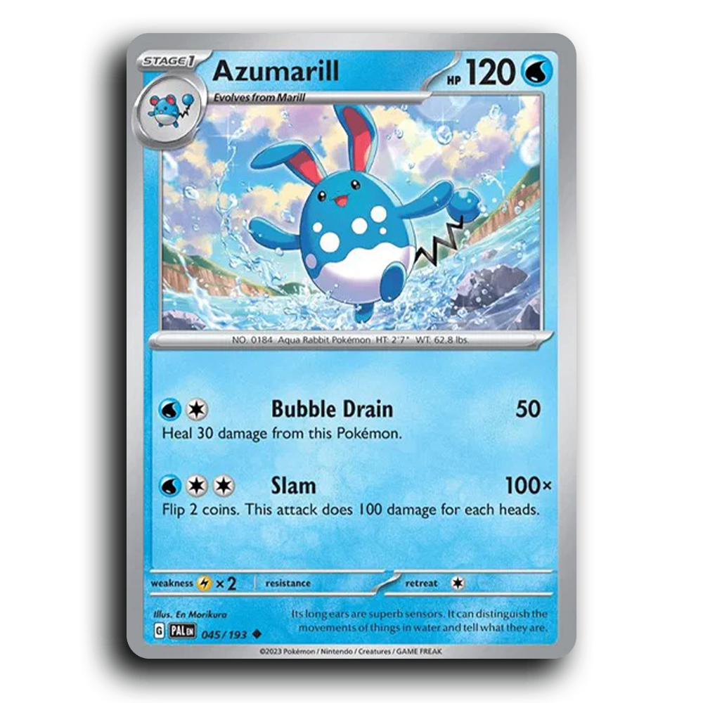 Azumarill (045/193) [Paldea Evolved] Uncommon Pokemon Card TCG Near Mint NM