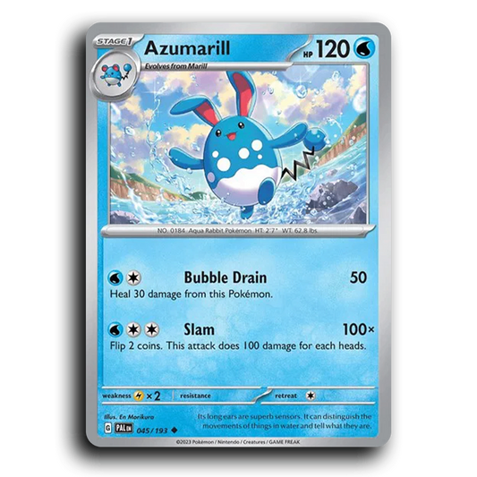 Azumarill (045/193) [Paldea Evolved] Uncommon Pokemon Card TCG Near Mint NM