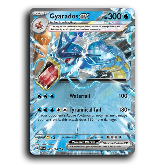 Gyarados ex (045/198) [Scarlet & Violet] Double Rare 5ban Graphics Pokemon Card TCG Near Mint NM