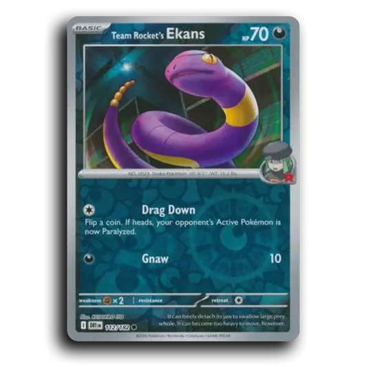 Team Rocket's Ekans (112/182) [Destined Rivals]