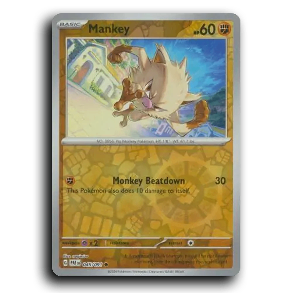 Mankey (045/091) [Paldean Fates]