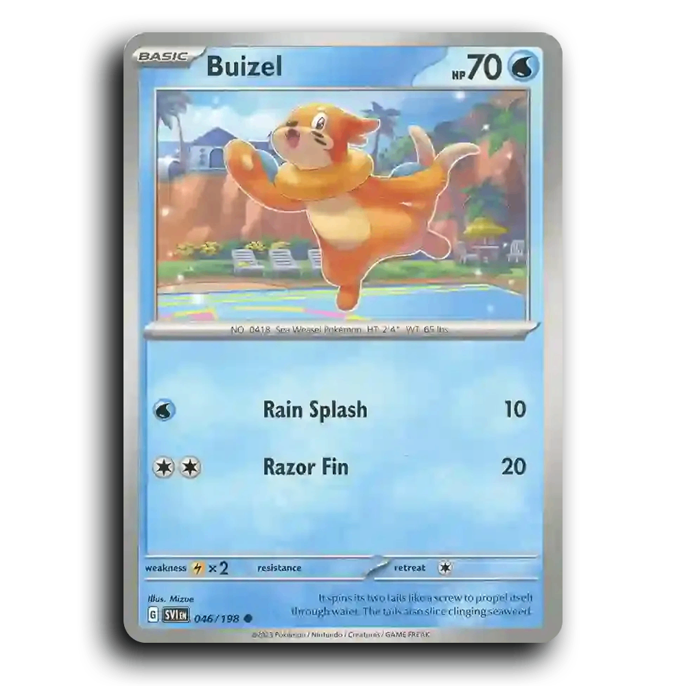 Buizel (046/198) [Scarlet & Violet] Common Mizue Pokemon Card TCG Near Mint NM