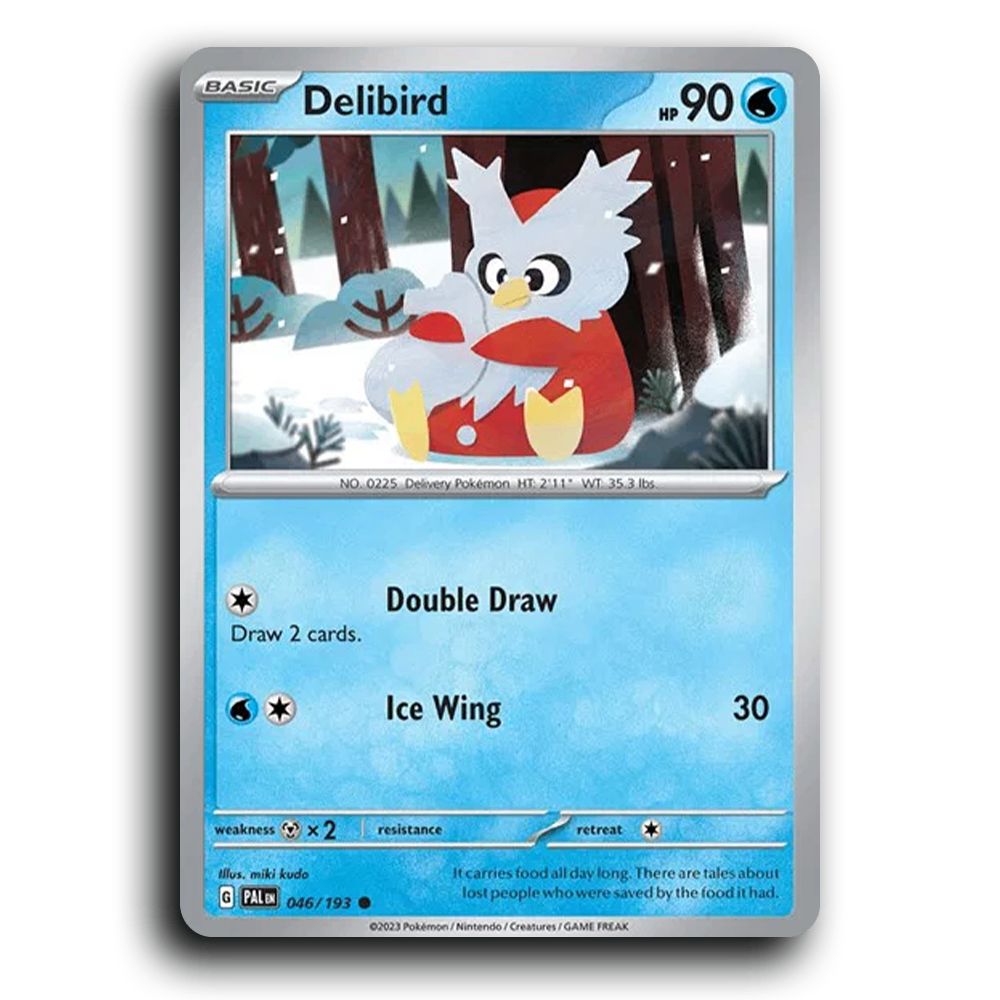 Delibird (046/193) [Paldea Evolved] Common Pokemon Card TCG Near Mint NM