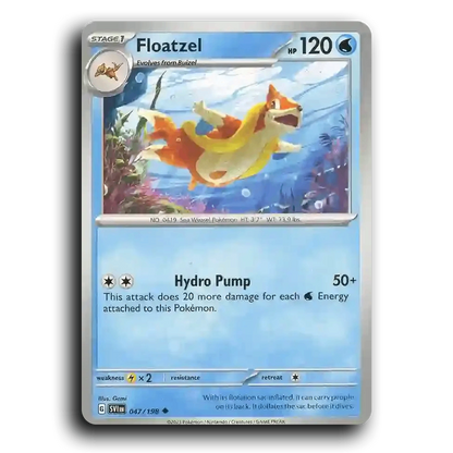 Floatzel (047/198) [Scarlet & Violet] Uncommon Gemi Pokemon Card TCG Near Mint NM