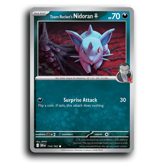 Team Rocket's Nidoran - 114/182 [SV10 - Destined Rivals]