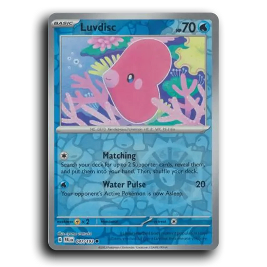 Luvdisc (047/193) [Paldea Evolved] Common Pokemon Card TCG Near Mint NM Reverse Holo