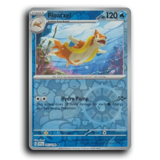 Floatzel (047/198) [Scarlet & Violet] Uncommon Gemi Pokemon Card TCG Near Mint NM Reverse Holo