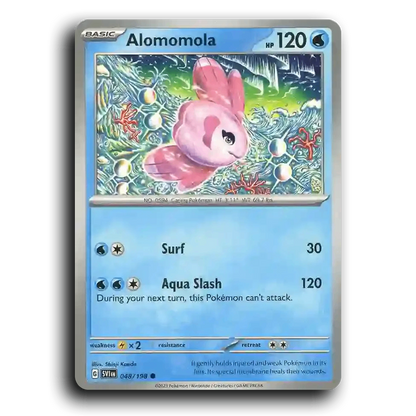Alomomola (048/198) [Scarlet & Violet] Common Shinji Kanda Pokemon Card TCG Near Mint NM
