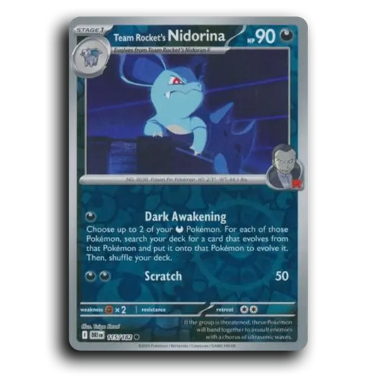 Team Rocket's Nidorina (115/182) [Destined Rivals]