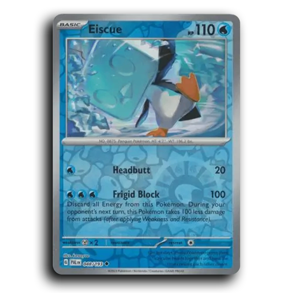 Eiscue (048/193) [Paldea Evolved] Uncommon Pokemon Card TCG Near Mint NM Reverse Holo