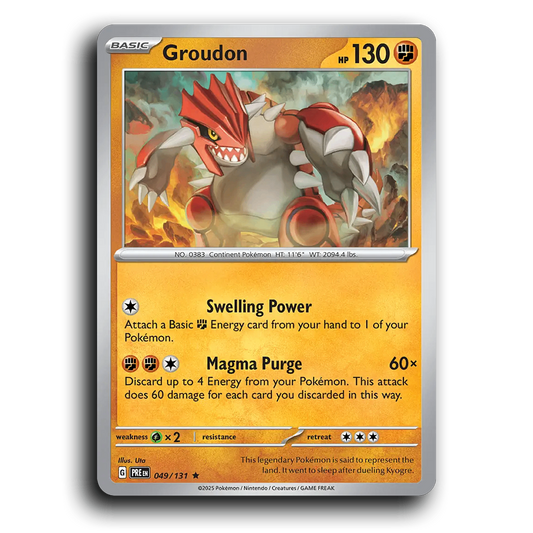 Groudon - 049/131 [Prismatic Evolutions]