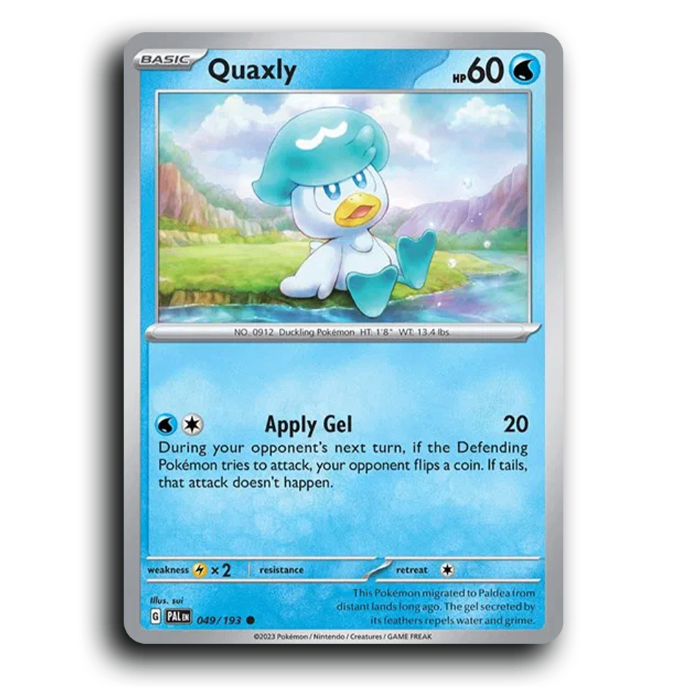 Quaxly (049/193) [Paldea Evolved] Common Pokemon Card TCG Near Mint NM